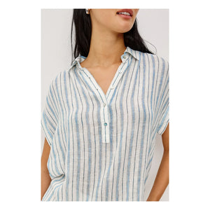 Rails - Tuscany Striped Blouse | Light blue