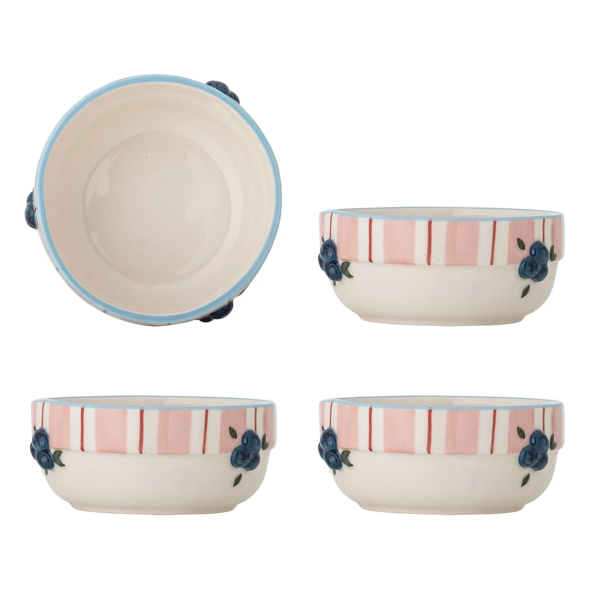 Bloomingville - Carry Bowls - Set of 4 | Pink