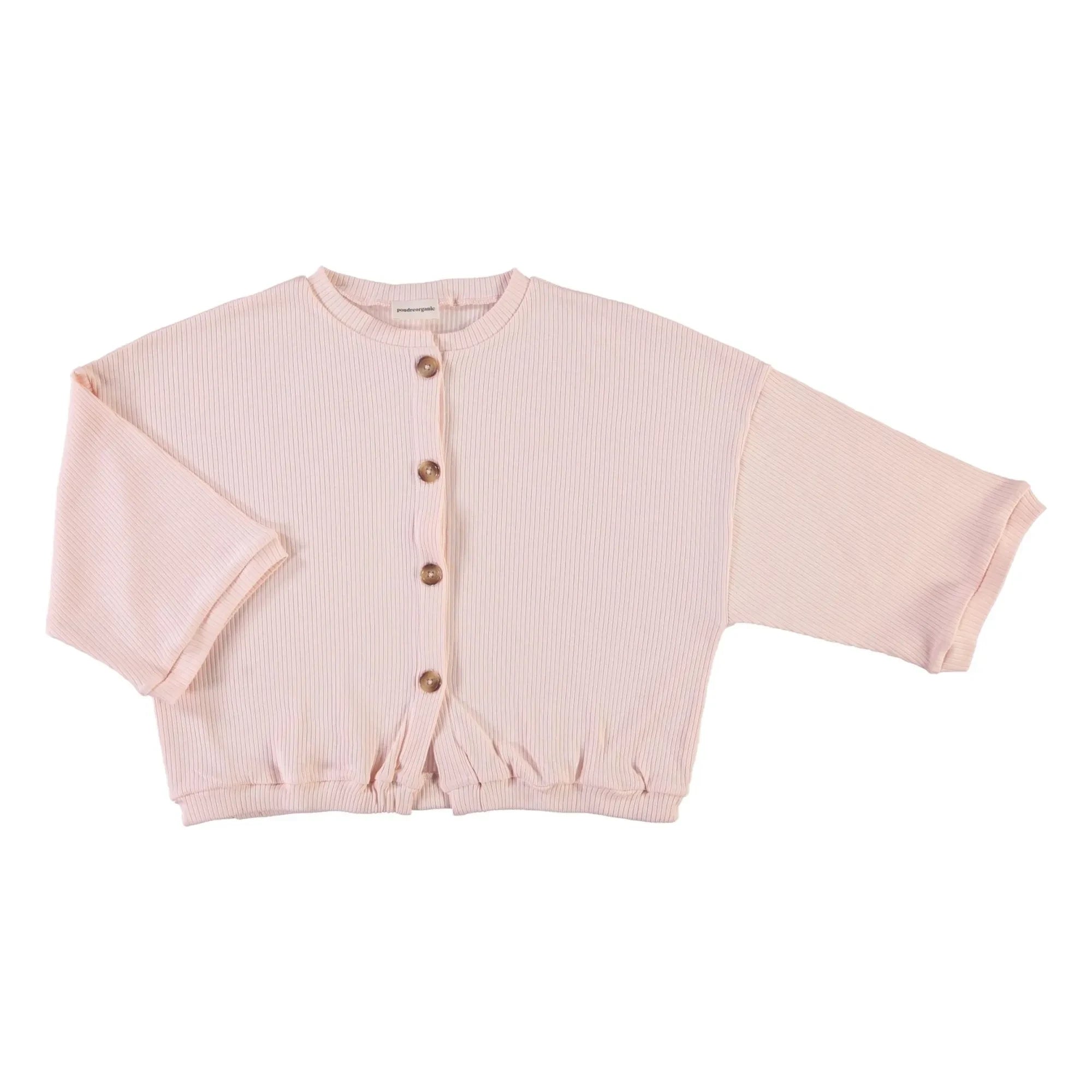 Poudre Organic - Zaatar Cardigan | Pale Pink