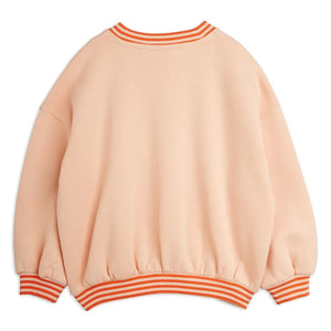 Mini Rodini - Yuvarlak yaka sweatshirt Rabbits Organik pamuk | Pembe