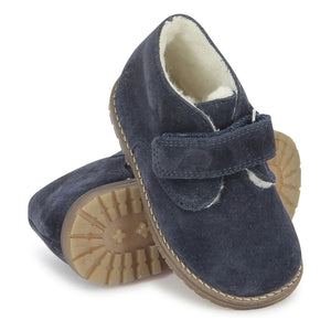 Tartine et Chocolat - Easy Fur Velours Boots | Navy Blue