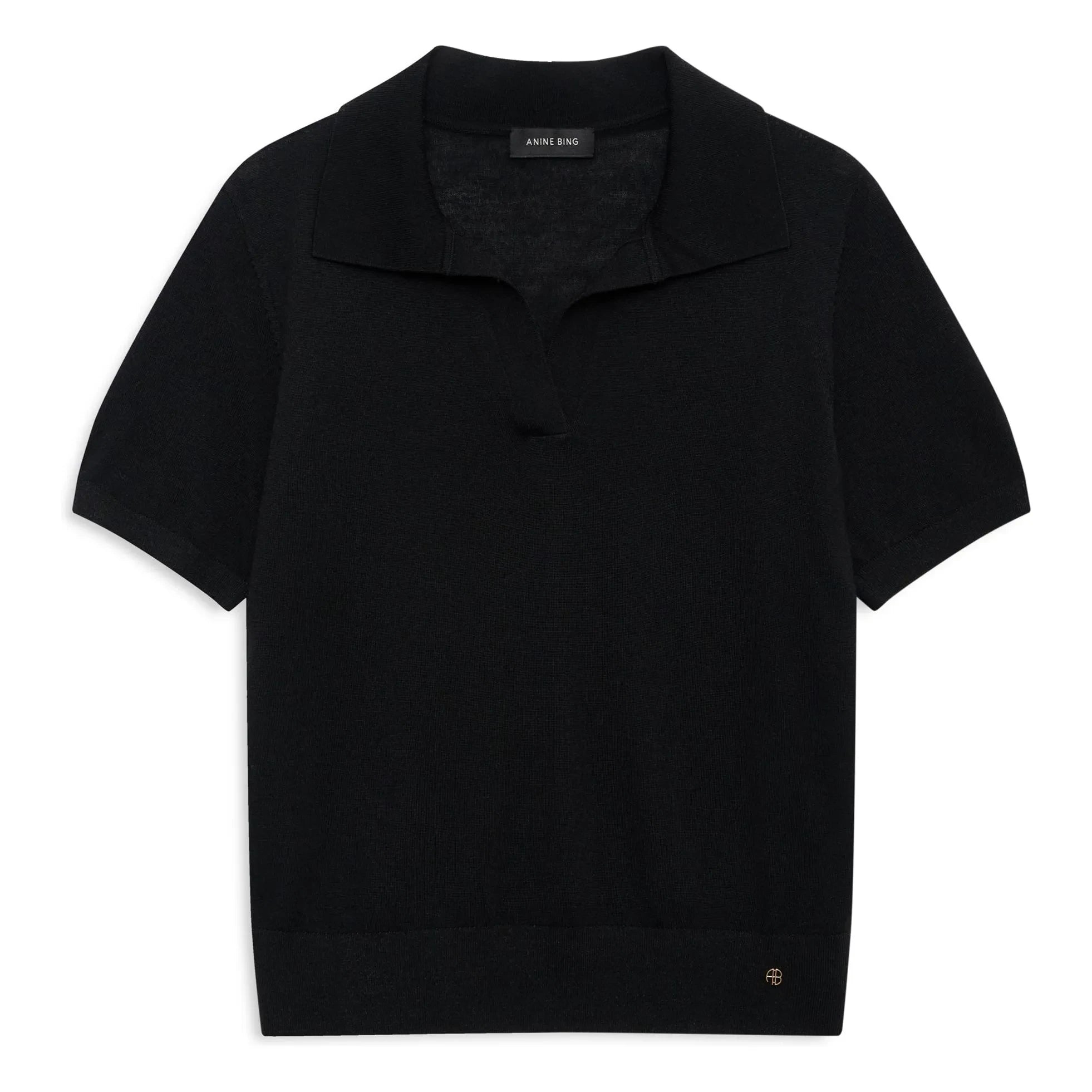 Anine Bing - Polo Moni | Black