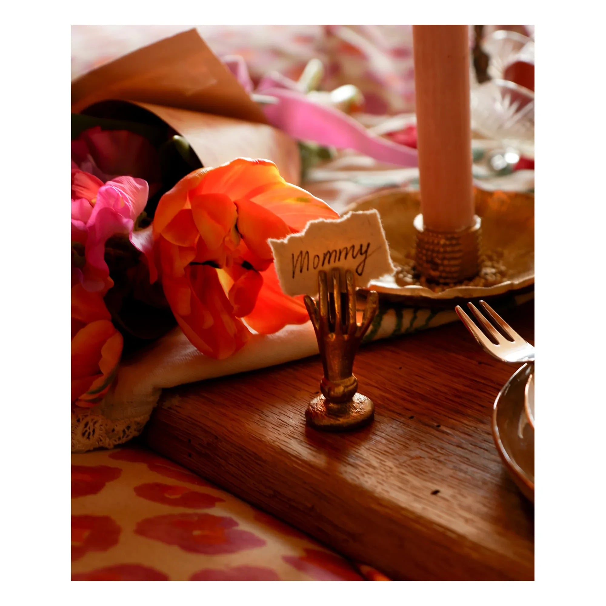 Doing Goods - Jana Handmade Matte Rice Card Holder | Gold