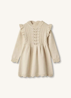 Fliink - Alilly Knit Dress | Ecru