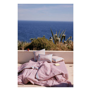 Louise Misha - Organic Cotton Nicole Elastic Fitted Sheet | Fuchsia