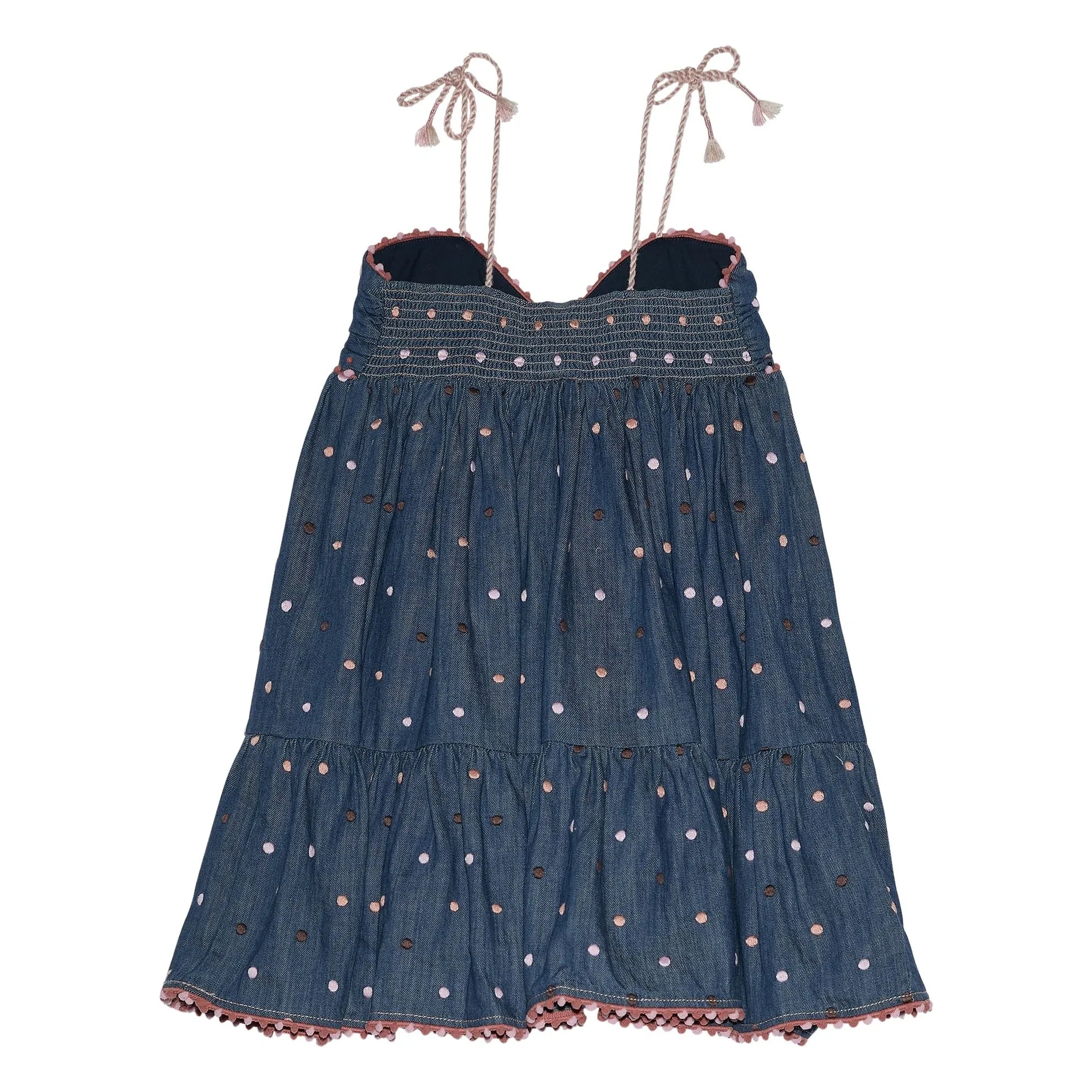 Zimmermann - Awaken Pois Denim Dress | Dark Blue