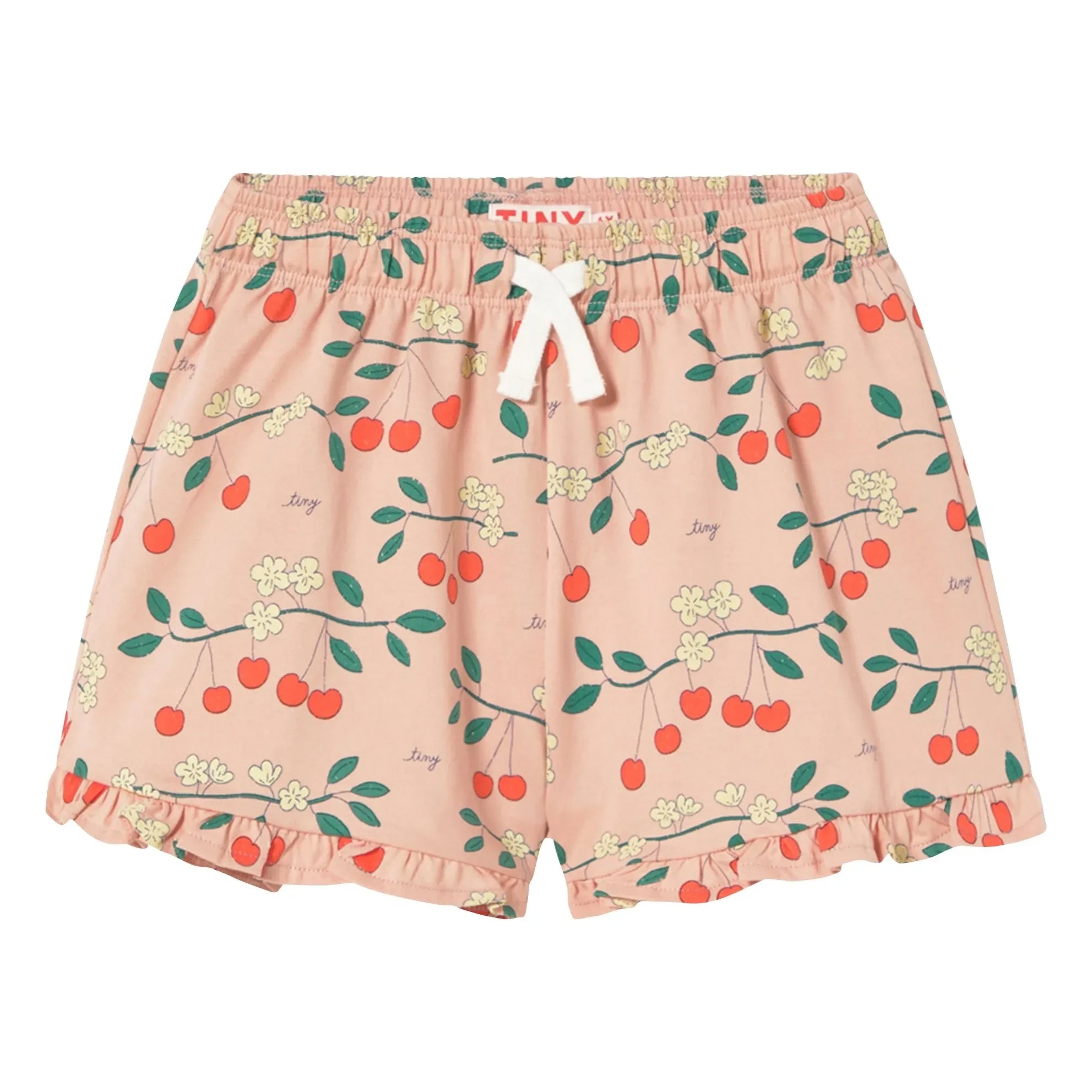 Tinycottons - Cerises Organik Pamuk Şort | Pembe
