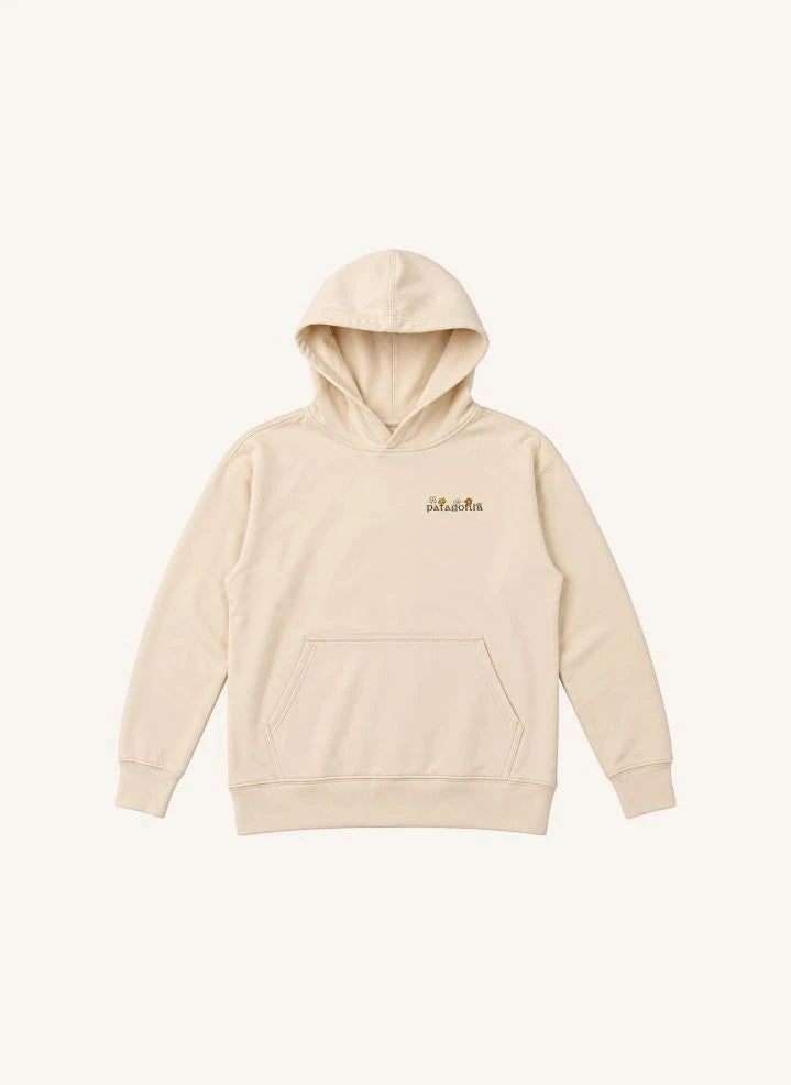 Patagonia - Logo Hooded Sweatshirt | Natural