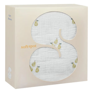 Soft Spot - Organic cotton sheet | Pear
