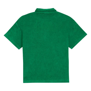 Bonton - Livio apple terry polo shirt | Emerald green