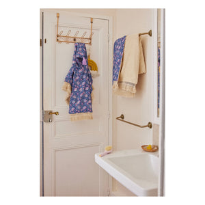 Louise Misha - Lana Organic Cotton Beach Towel | Navy Blue