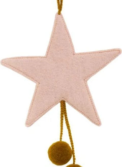 Muskhane - Felt Star Christmas Ornament | Powder Pink