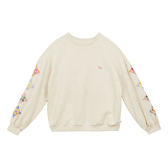 a.p - Embroidered Organic Cotton Sweatshirt | Sand