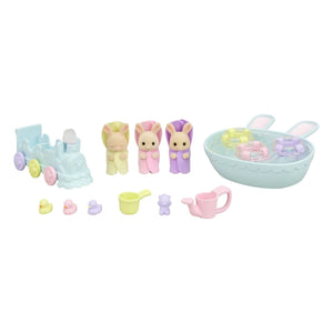 Sylvanian Families - Lapin Triplets Cream and Bath Accessories