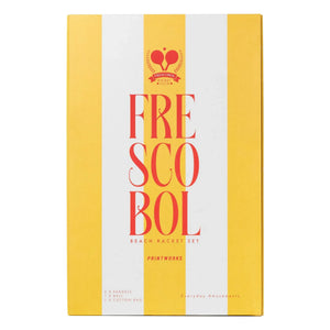 PrintWorks - Frescobol beach rackets - Set of 2 | Yellow