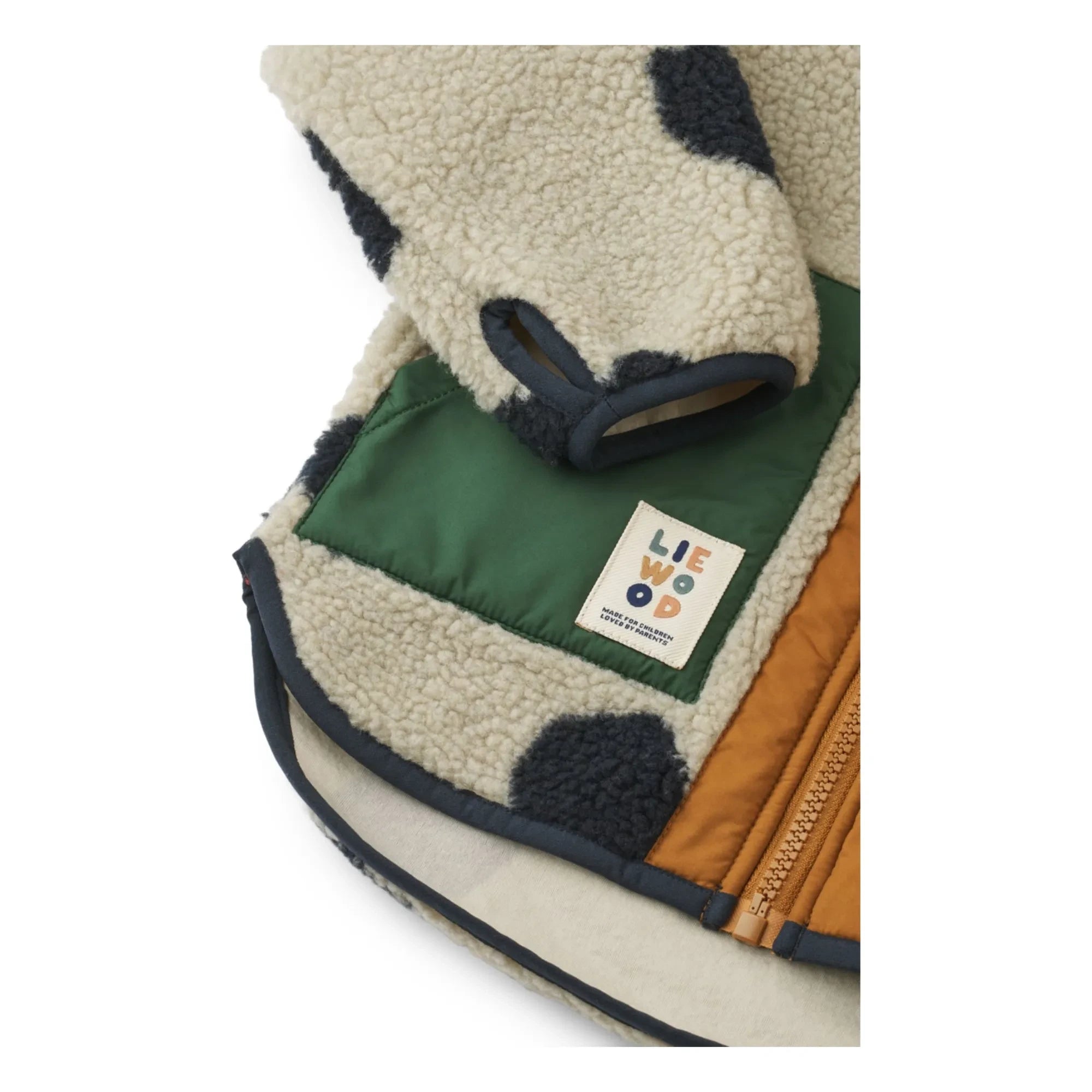 Liewood - Noam Recycled Fiber Fleece Coat | Ecru
