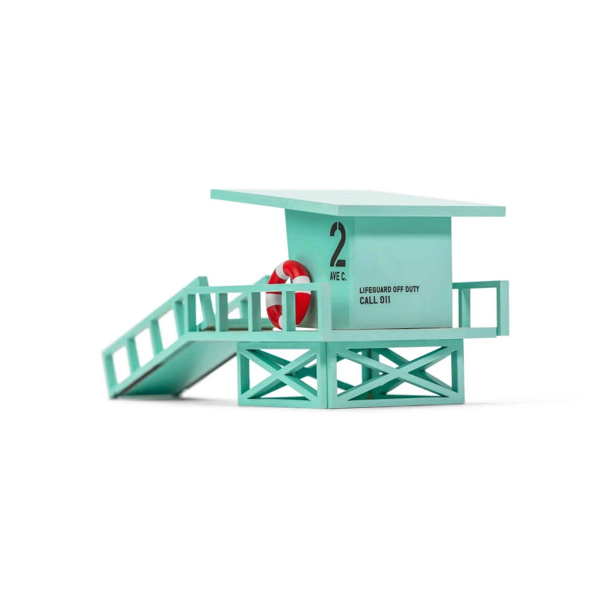 Candylab - Malibu Beach Tower - Wooden Toy | Green