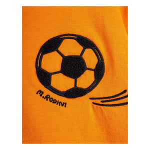 Mini Rodini - Football T-Shirt Organic Cotton | Orange