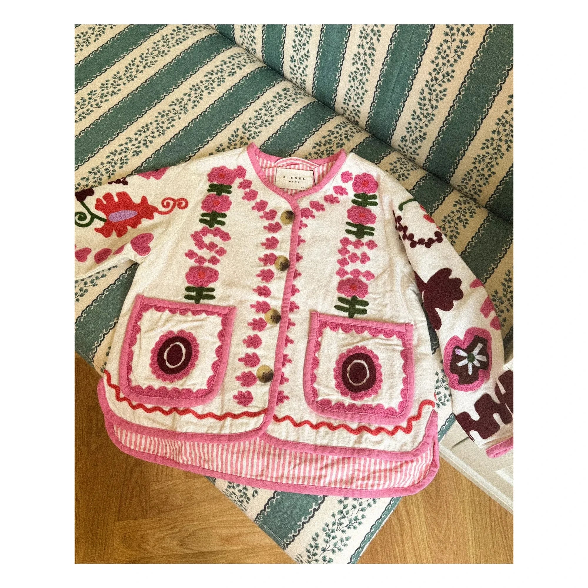 SISSEL EDELBO - Maggie Embroidered Jacket - Children's Collection | Ecru