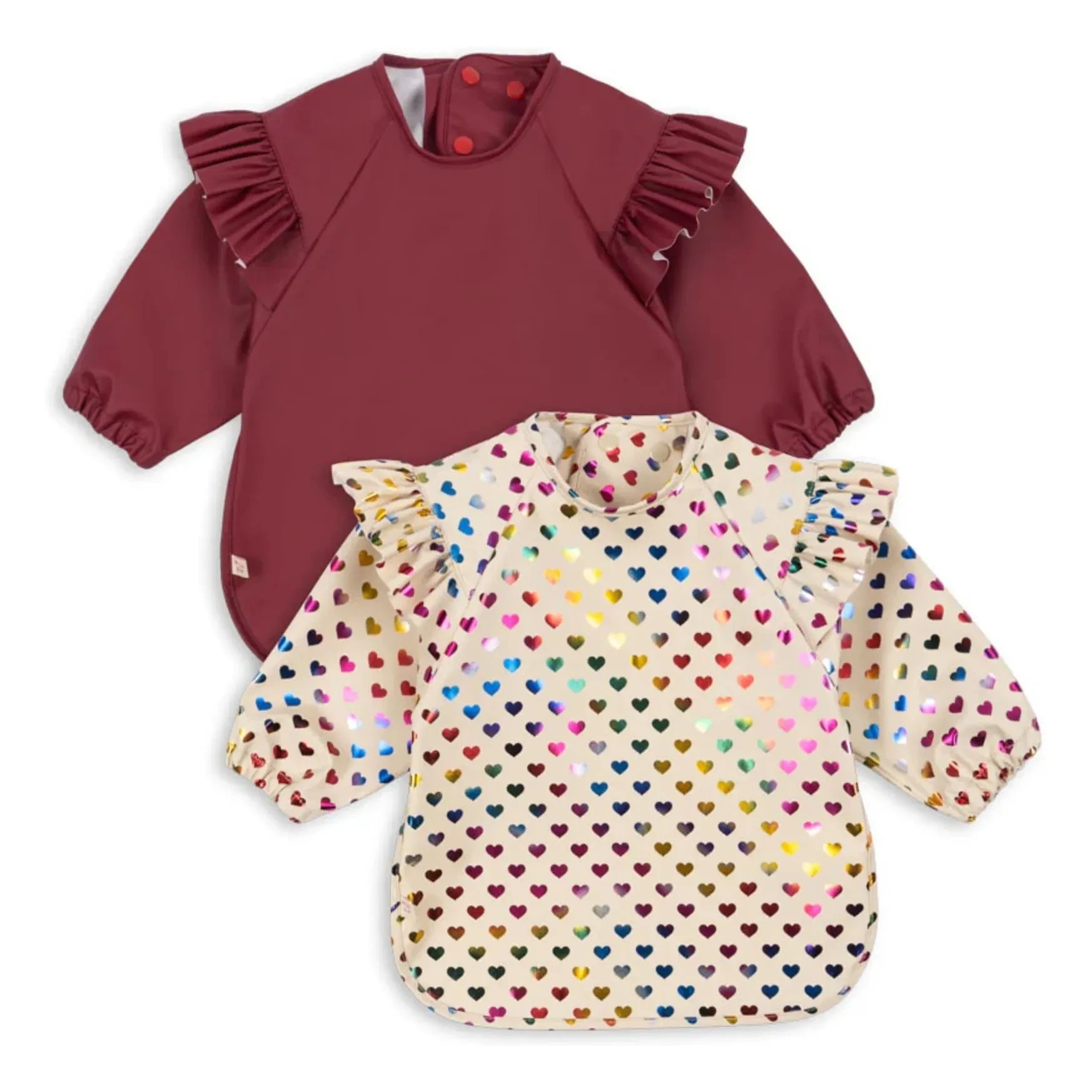 Konges Sløjd - Heart Sleeve Bibs - Set of 2