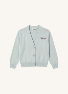Smallable Kid - Alvi Glow Up Wool Cardigan | Light Blue