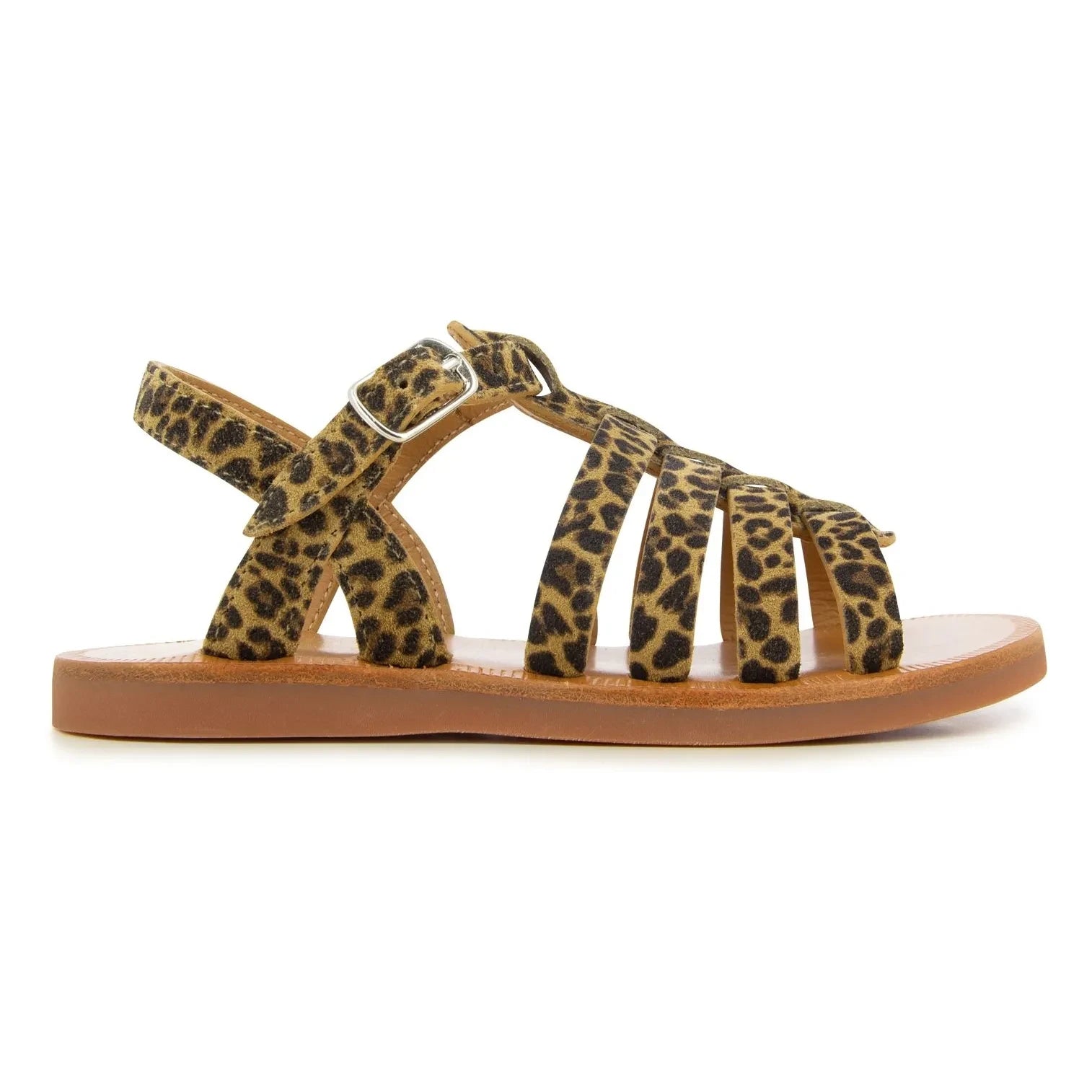 Pom d'Api - Plagette Çapraz Bantlı Sandaletler | Leopar