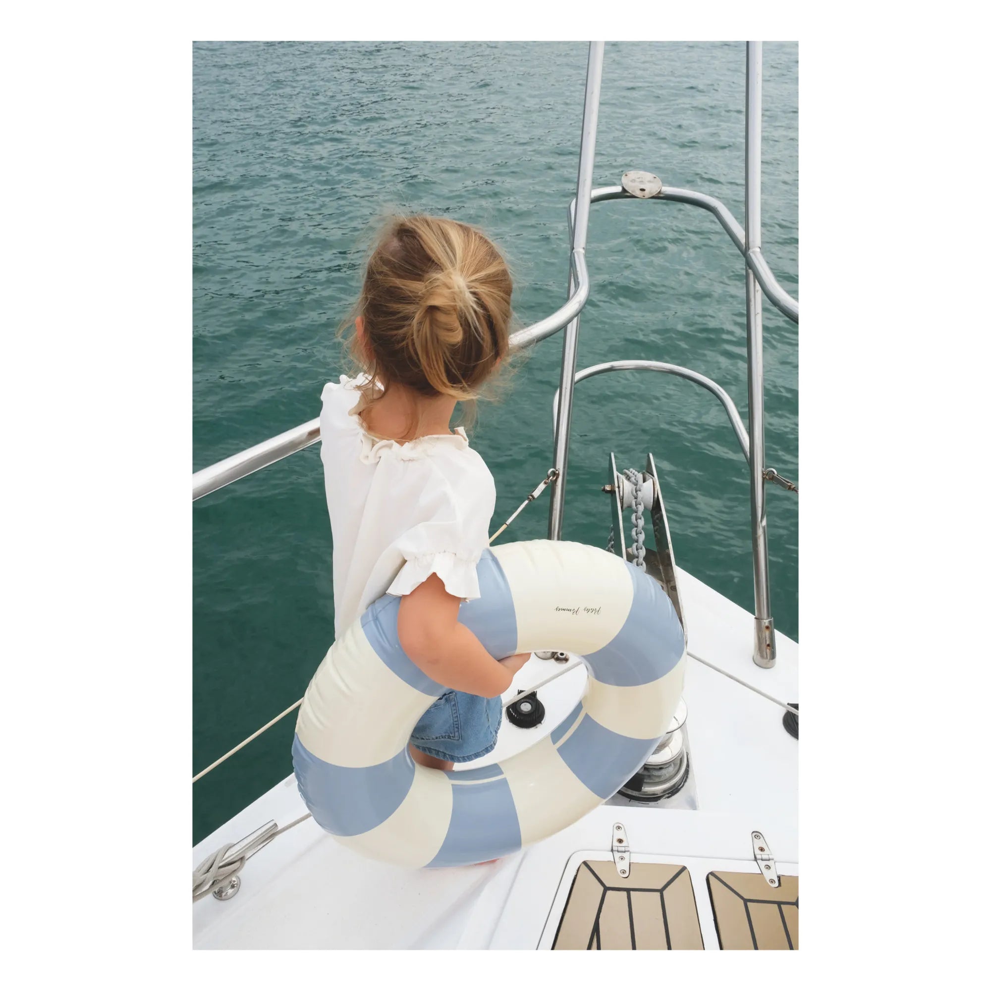 Petites Pommes - Anna Inflatable Pretzel | Light Blue