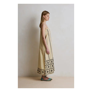 Hod - Constance Cotton Dress | Champagne