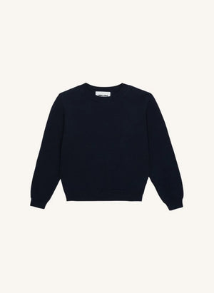 Smallable Kid - Organic Cotton Harrington Sweater | Navy