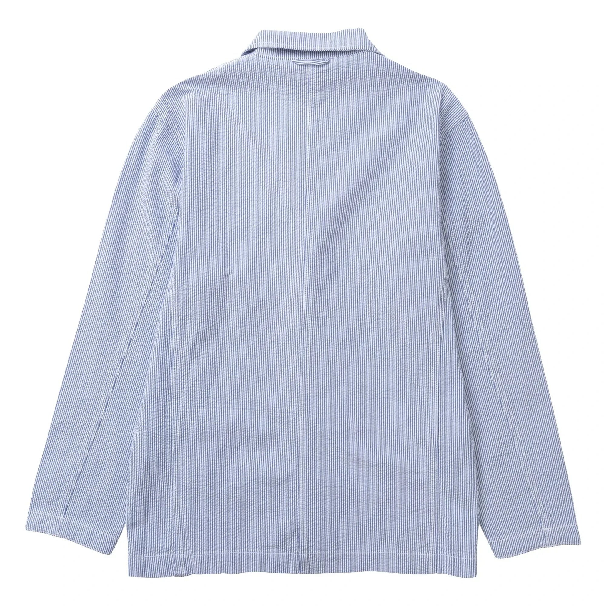 Service Works - Seersucker Striped Jacket | Light Blue