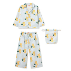 Tinycottons - Teddy Bear Pijama | Açık Mavi