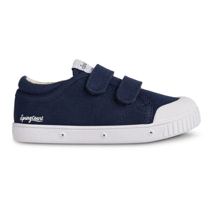 Spring Court - G2 Canvas Scuffed Low-Top Sneakers | Navy Blue