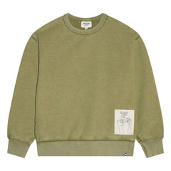 Finger in the Nose - Blow Organic Cotton Sweatshirt | Khaki
