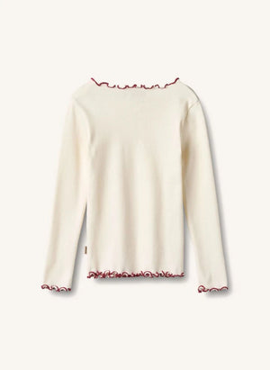 Wheat - Louann Organic Cotton Knotted T-Shirt | Ivory