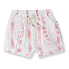 1+ in the Family - Striped Bermuda Shorts | Blush