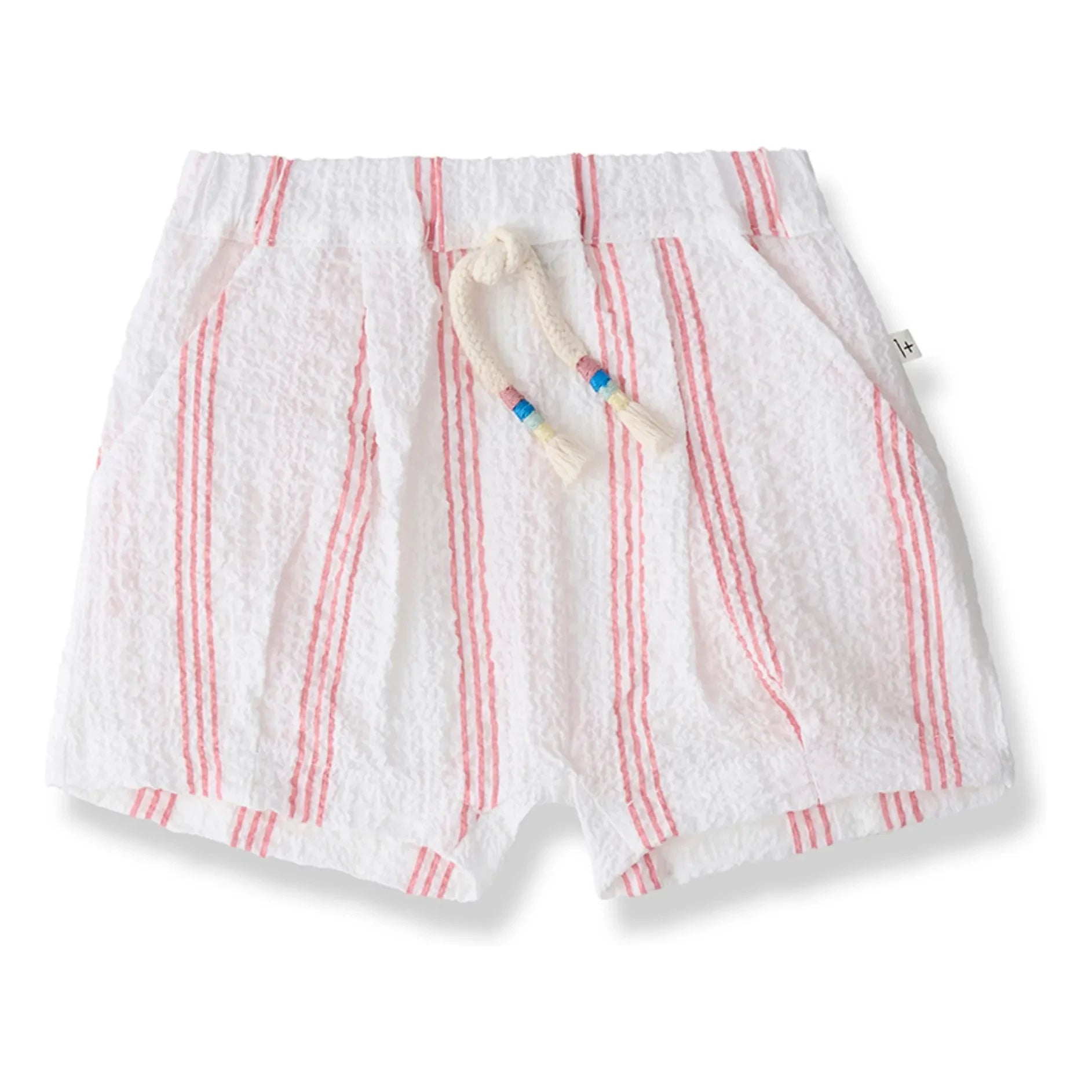 1+ in the Family - Striped Bermuda Shorts | Blush