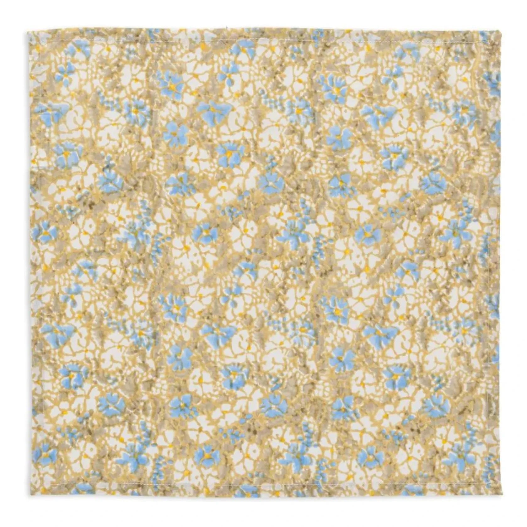 Le Monde Sauvage - Madras Napkin - 8-Pack | Yellow
