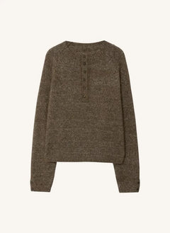 Cordera - Merino wool and organic cotton sweater | Brown