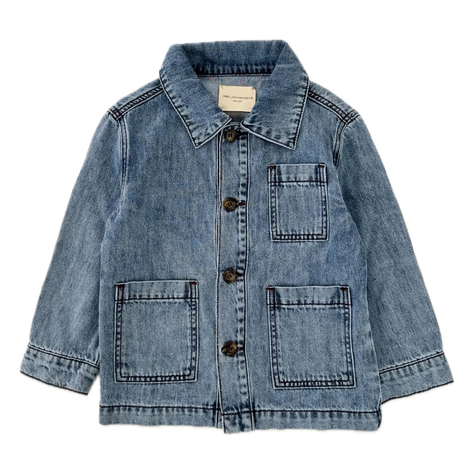 Longlivethequeen - Pockets Denim Jacket | Light Denim