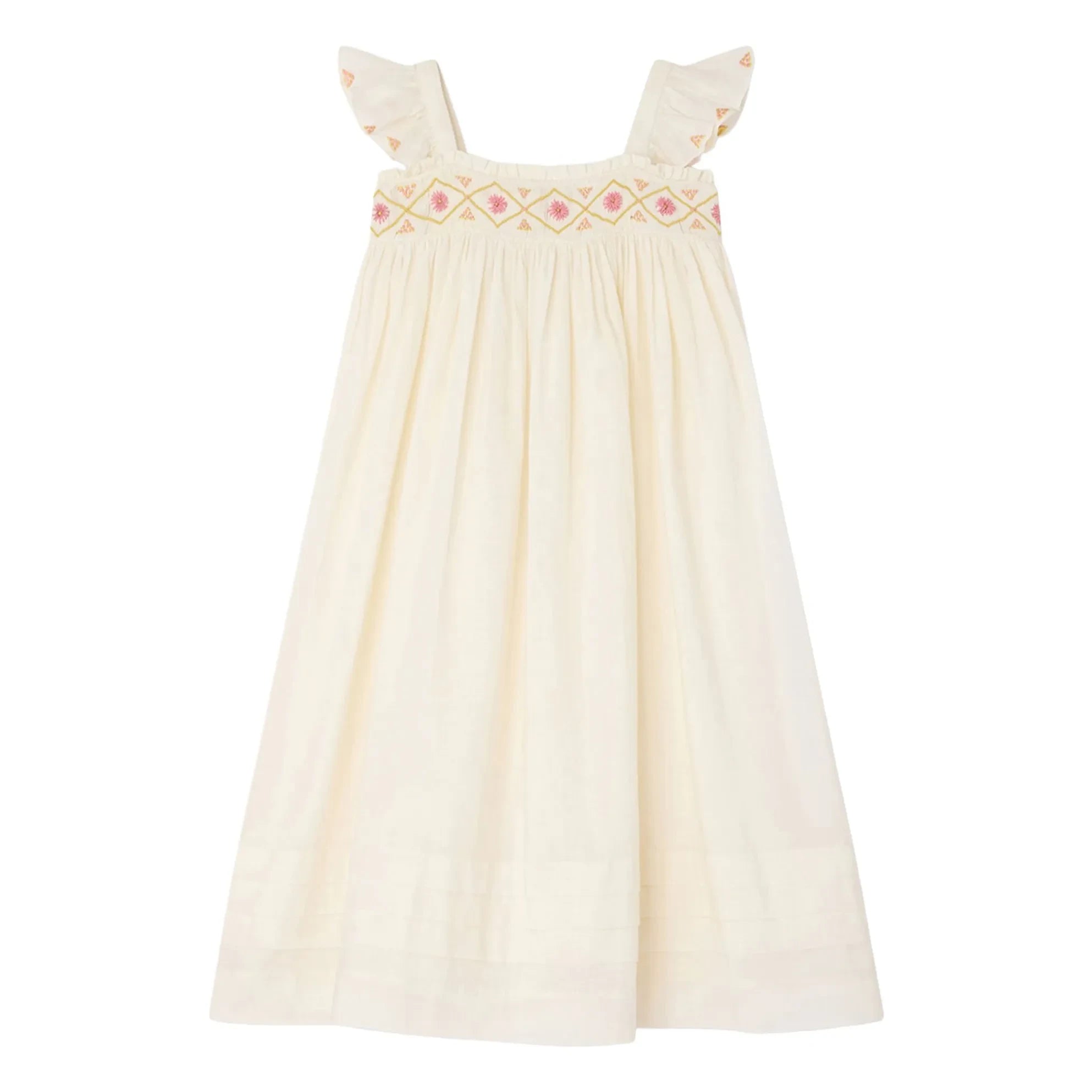 Bonpoint - Laora Organic Cotton Dress | Ecru