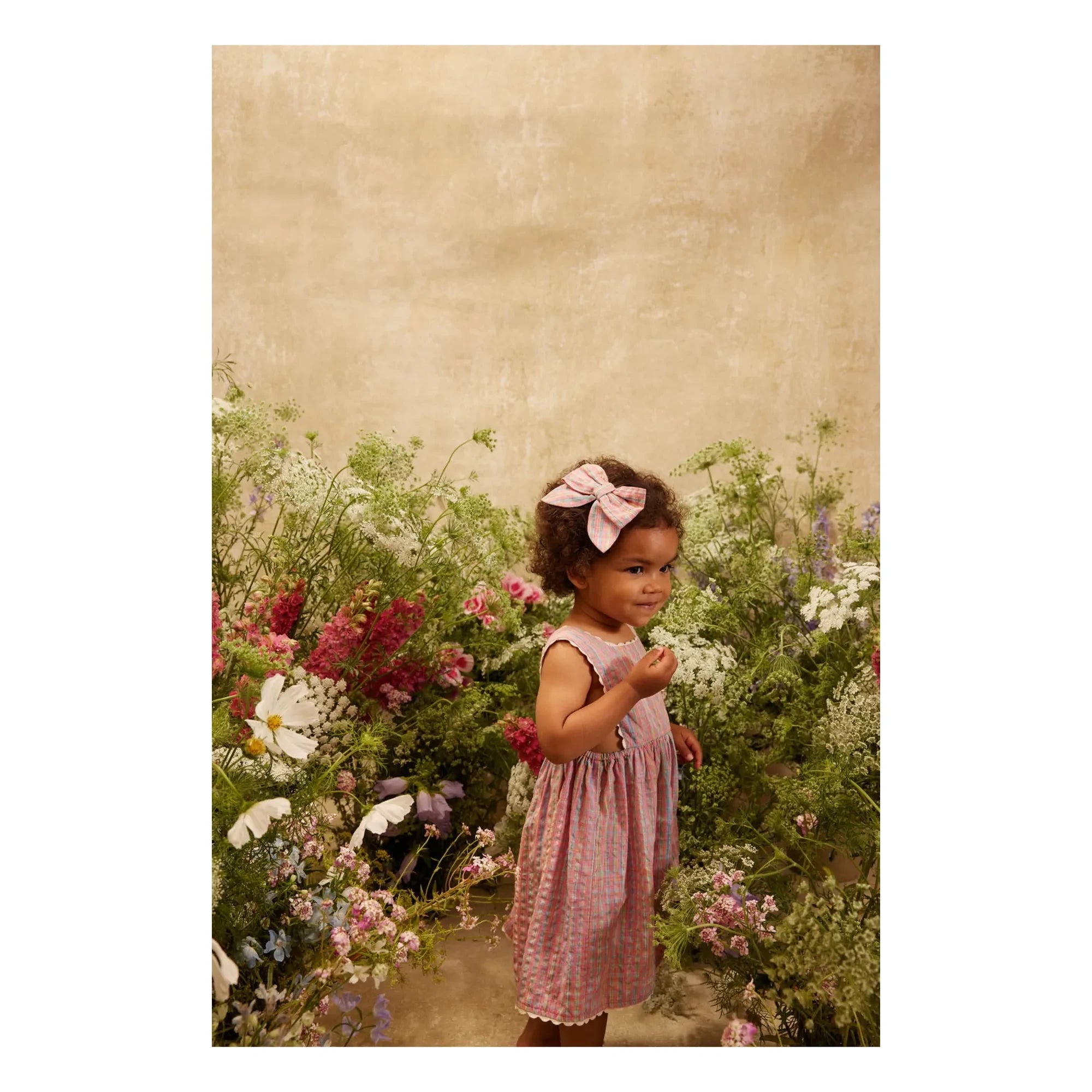 Louise Misha - Martine Flounce Dress | Powder Pink