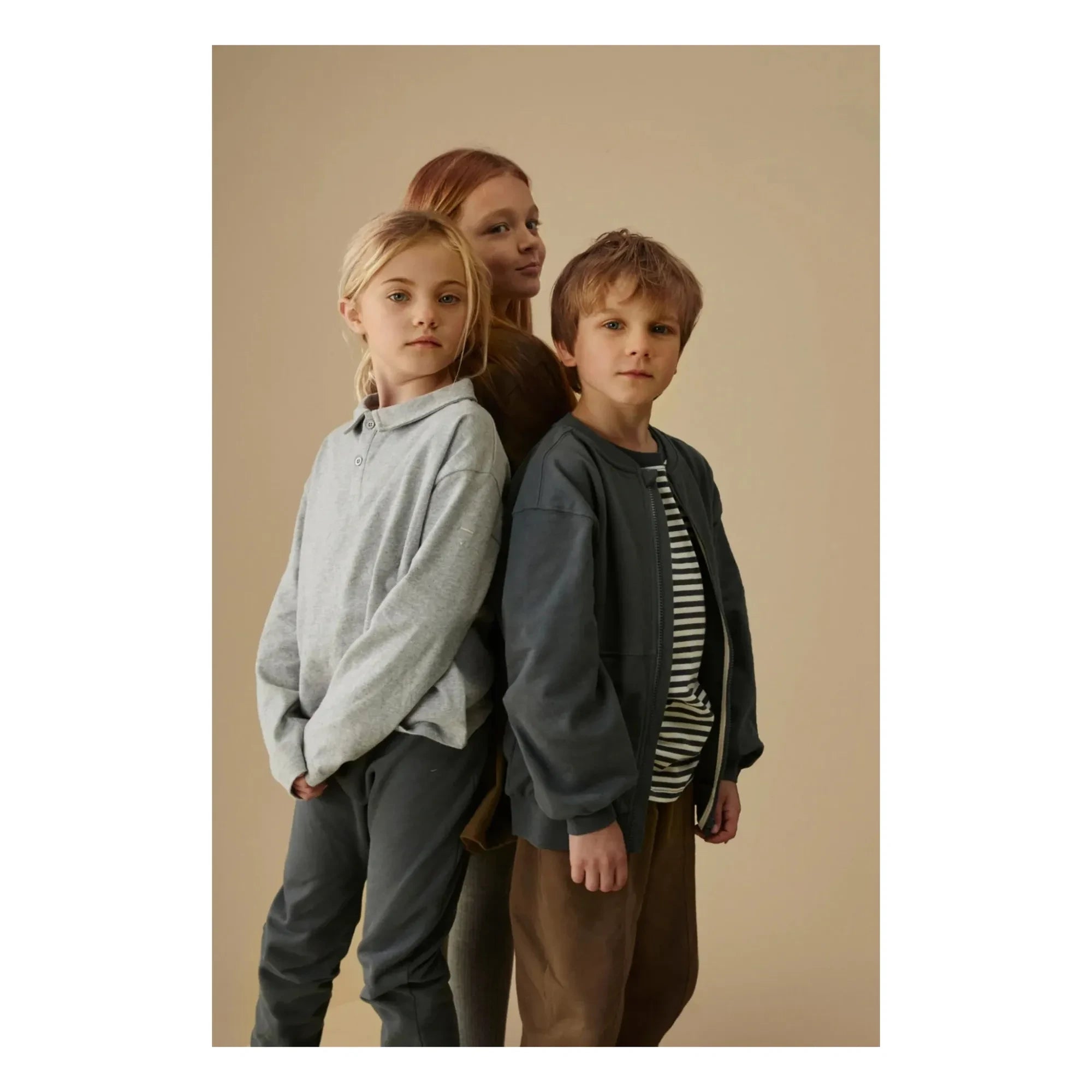 Gray Label - Organic Cotton Polo T-Shirt | Gray