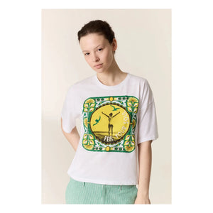 Leon & Harper - Feel Your Soul T-Shirt Organic Cotton | White