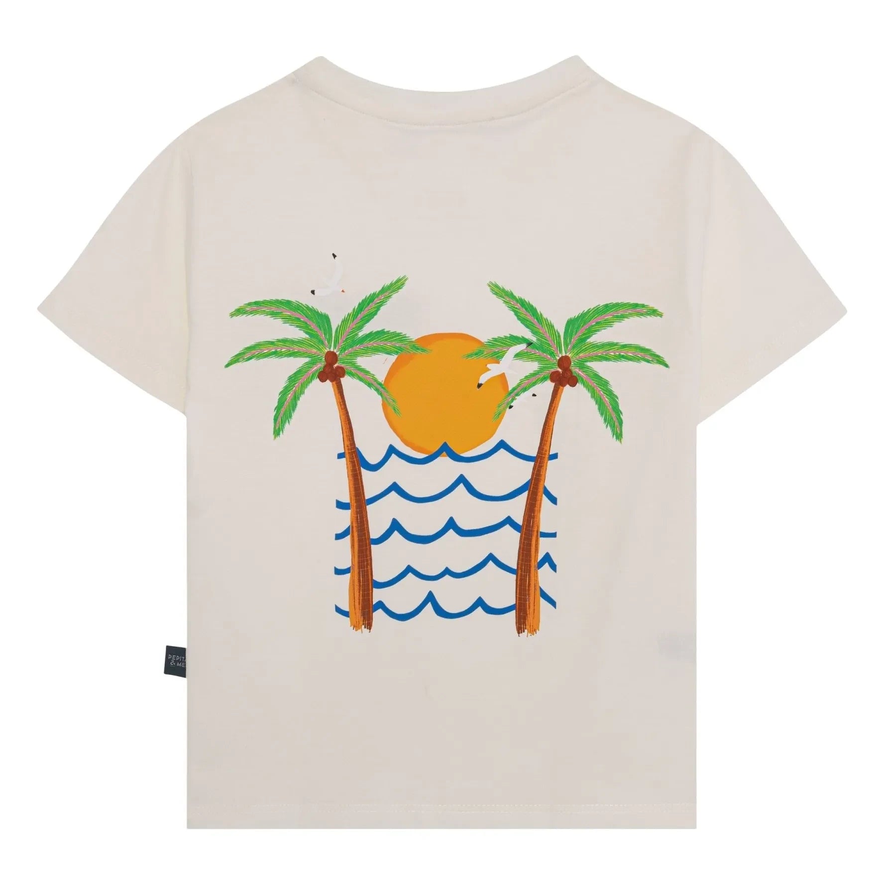 Pepita & Me - Isla Bonita Printed T-Shirt | White