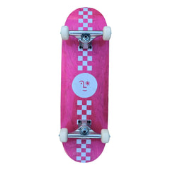 Mino Skateboards - Sunny Damier Skateboard | Pink