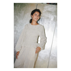 SISSEL EDELBO - Iluna Organic Cotton Top | Champagne