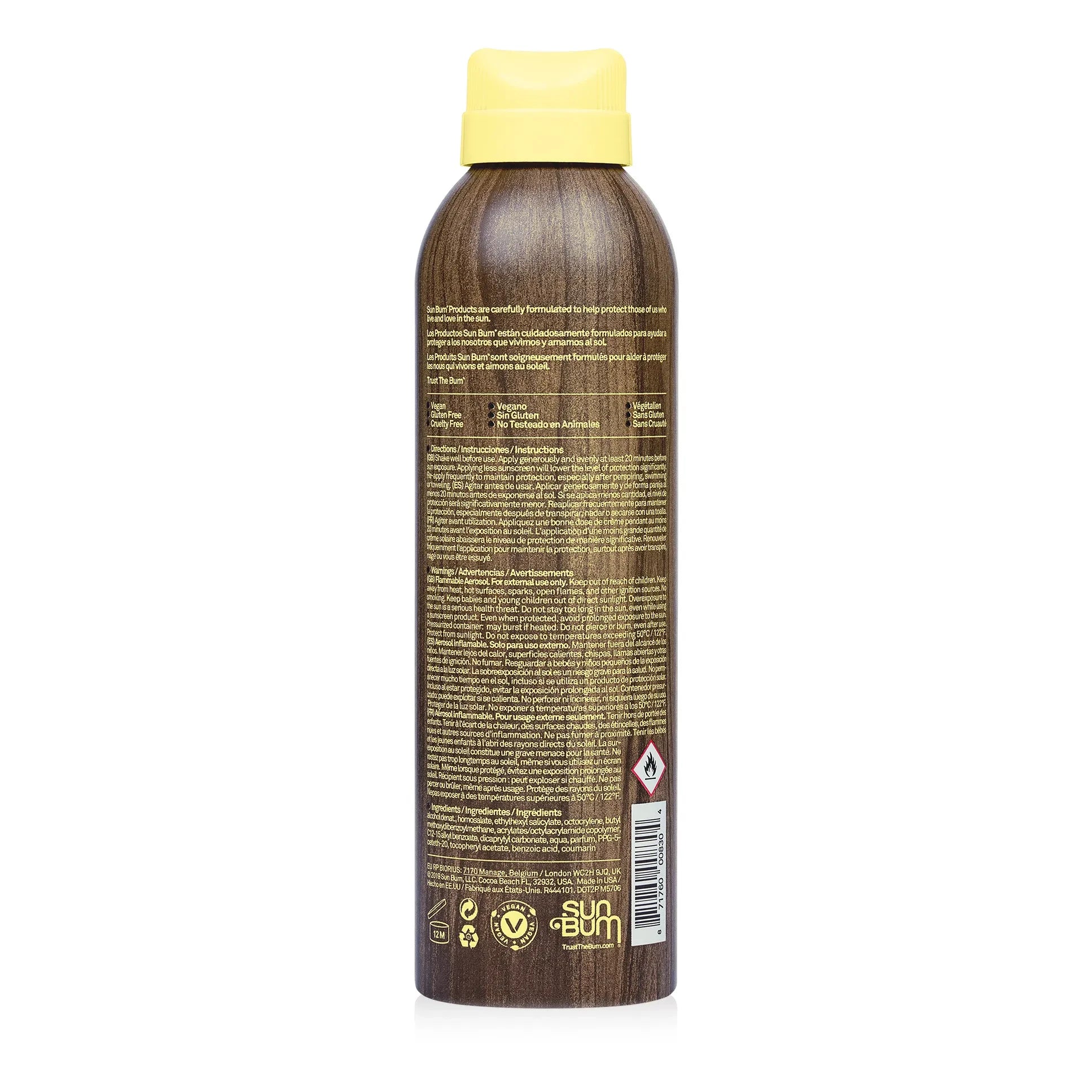 Sunbum - Orijinal Vücut Güneş Spreyi SPF 30 - 170g