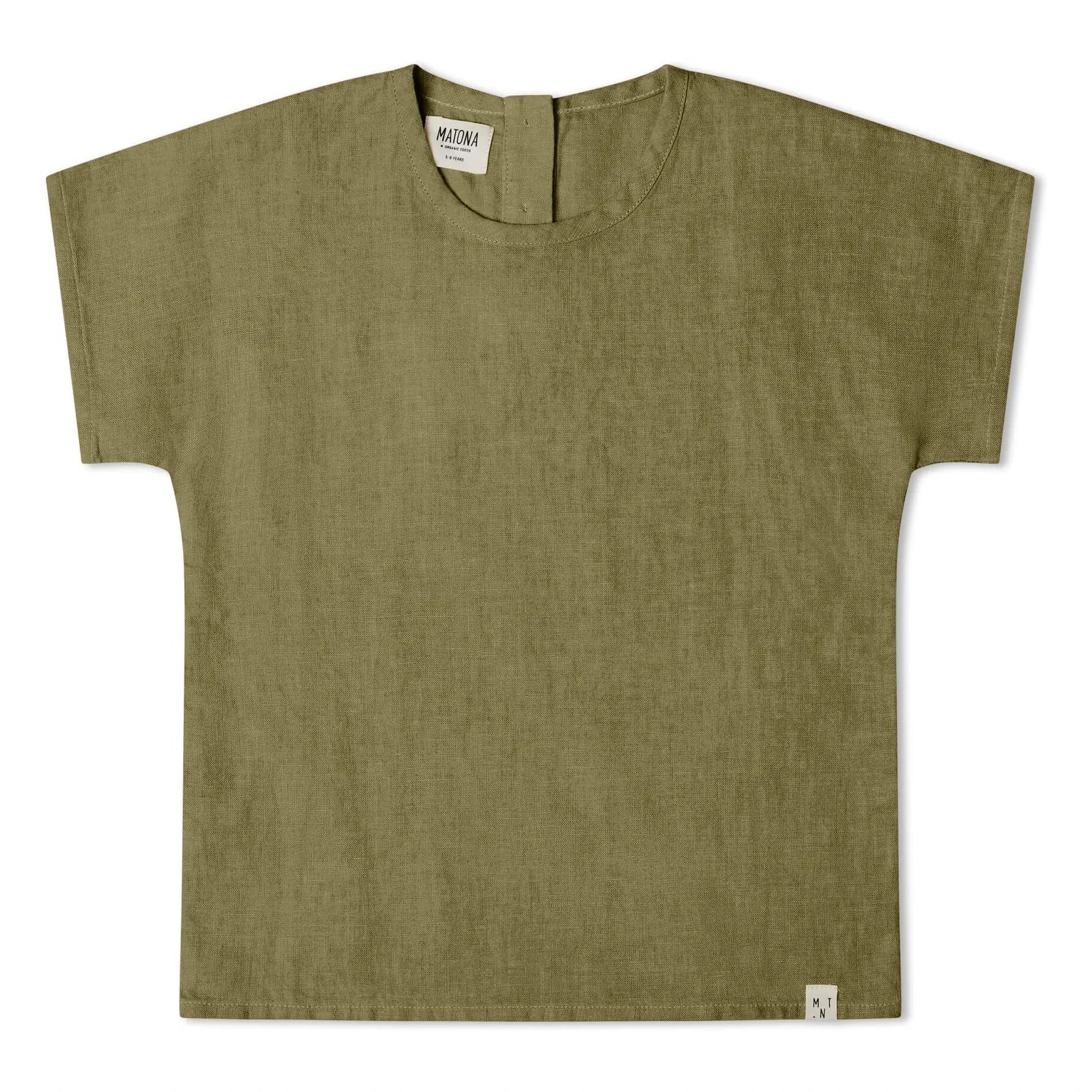 Matona - Easy Lin T-shirt | Olive