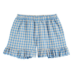 Emile et Ida - Short Vichy Lagoon | Blue