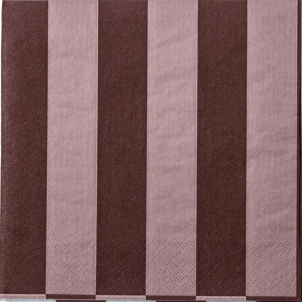 Bloomingville - Vinia Kağıt Peçeteler - 20’li Set | Bordo